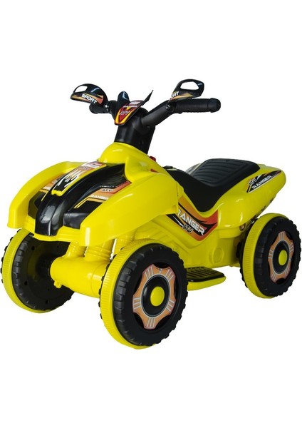 9093 Akülü Atv 6V Ranger Sarı