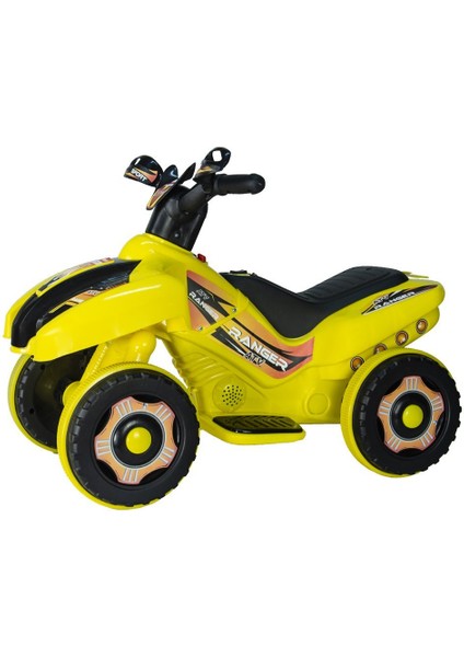 9093 Akülü Atv 6V Ranger Sarı fiyatları