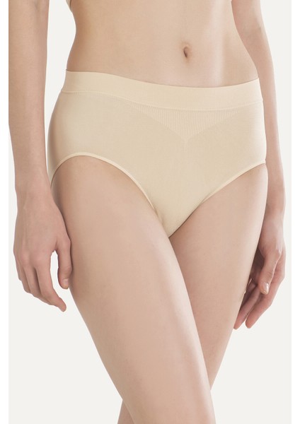 6 Adet, Klasik Kesim, Kadın Dikişsiz (Seamless) Külot 2006