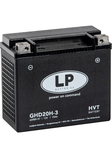 Lp GHD20H-3 Gel Akü Harley Davidson Için