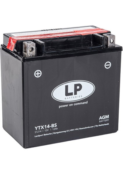 Lp YTX14-BS Agm Akü