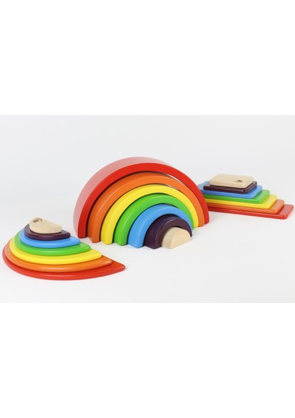 Aliwooden 7 Li Waldorf Gökkuşağı 3 Ü Bir Arada Set modelleri