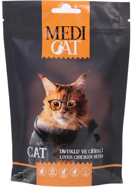 Tavuklu ve Ciğerli Kedi Ödül Maması 80 gr