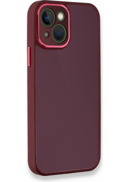 Apple iPhone 15 Freya Lazer Lens Kamera Çerçeveli Silikon Kılıf
