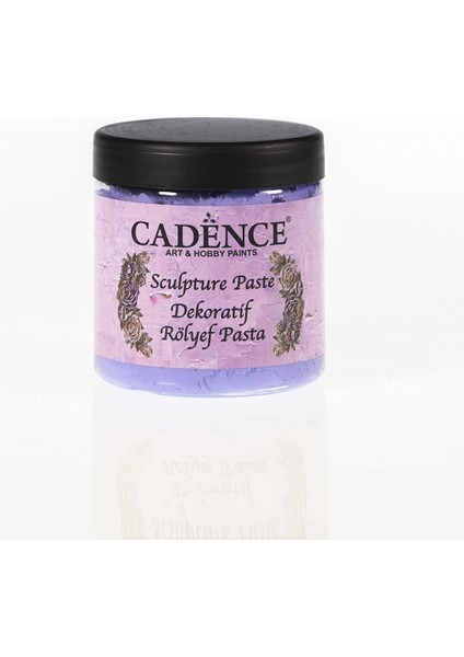Dekoratif Rölyef Pasta (Sculpture PASTE)-1291 Açık LEYLAK-250ML-400GR