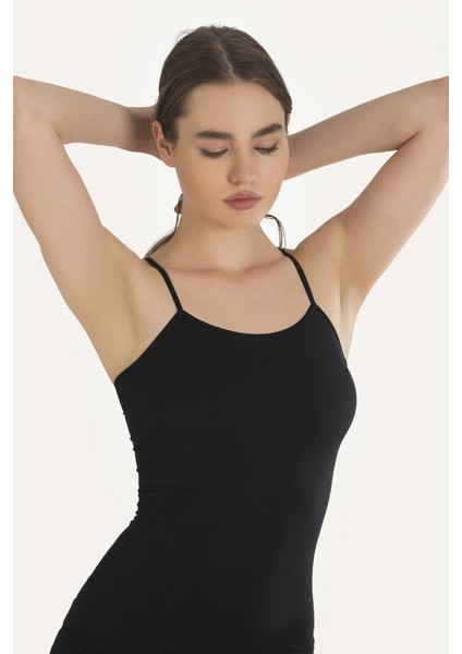 2 Adet, Seamless (Dilişsiz), Likralı, Ince Askılı Kadın Atlet fiyatları