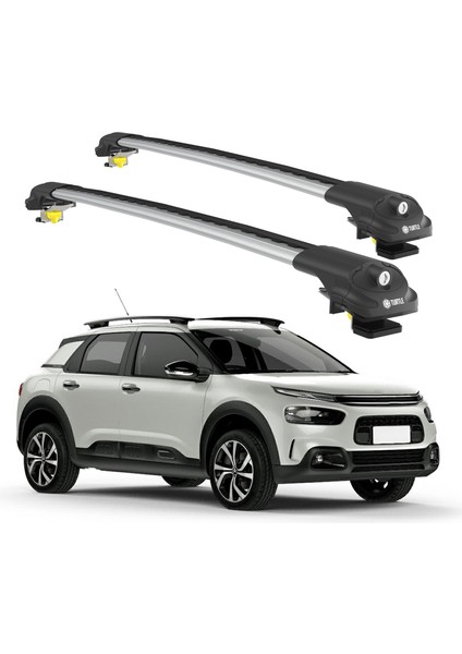 Citroen C4 Cactus 2014-2023 Turtle Air1 Ara Atkı Gri