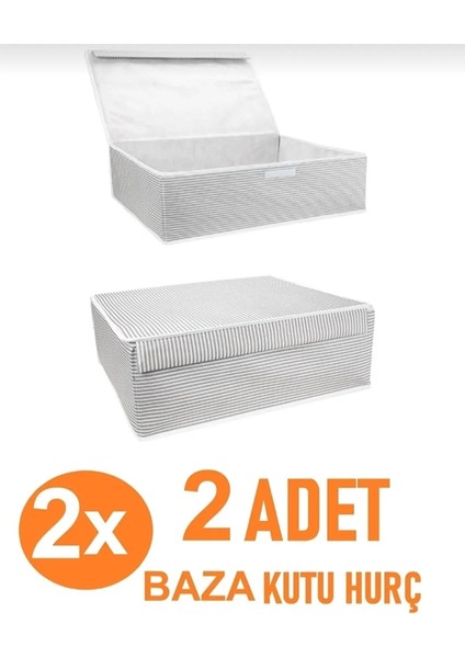 Emir-Ay 2 Adet Baza & Çekyat Altı Kutu Hurç 50X40X19CM