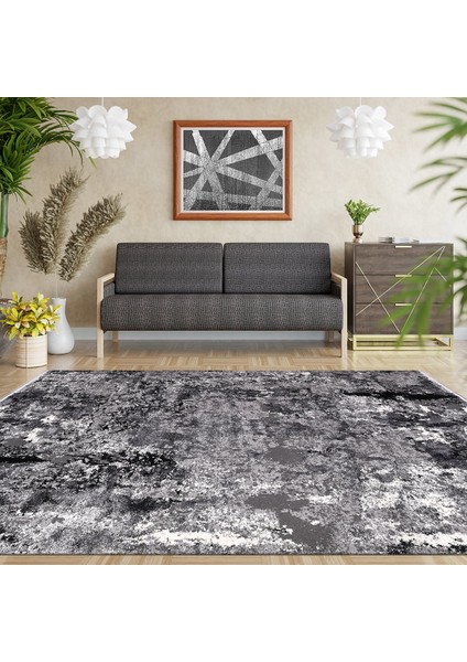 Antrasit Gri Modern Halı