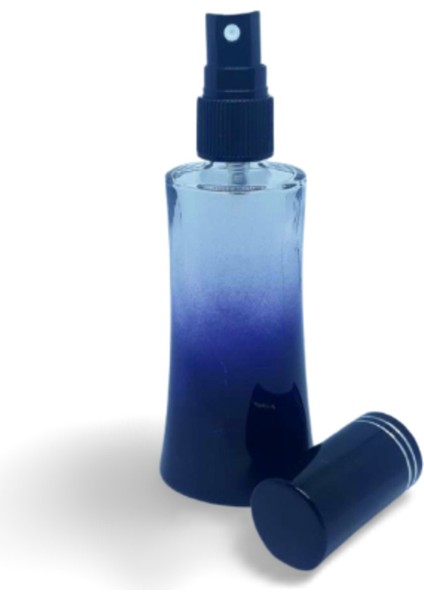 Boş Parfüm Şişesi 100 ml (5 Adet) Siyah Kapak Plastik Valf Eyfel Boş Şişe