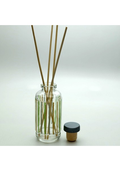 Boş Oda Kokusu 100 ml (5 Adet) Çizgili Bambu Boş