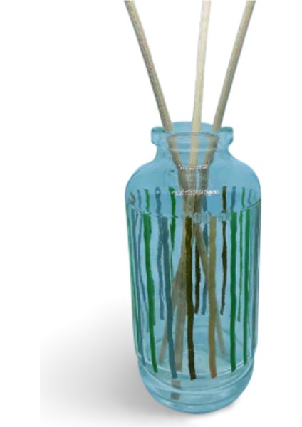 Boş Oda Kokusu 100 ml (5 Adet) Çizgili Bambu Boş