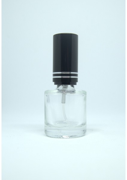 Boş Parfüm Şişesi 7 ml (5 Adet) Siyah Metal Sprey ve Kapak Boş