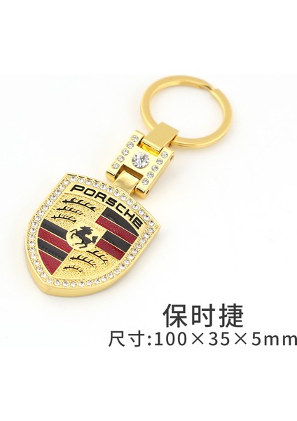 Porsche Taşlı Metal Oto Anahtarlık Car Keychain - Stone Car Keychain Accessory fiyatları