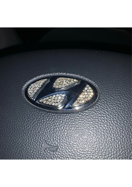 Hyundai Taşlı Direksiyon Logosu Kristal Hyundai Stone Steering Wheel Logo Crystal Arma Iç Logo modelleri