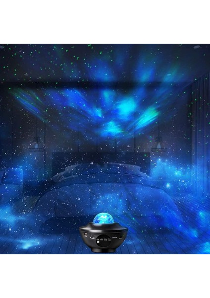 Smart Starry Projektör Light-Blth+Müzik+7farklı Ambians