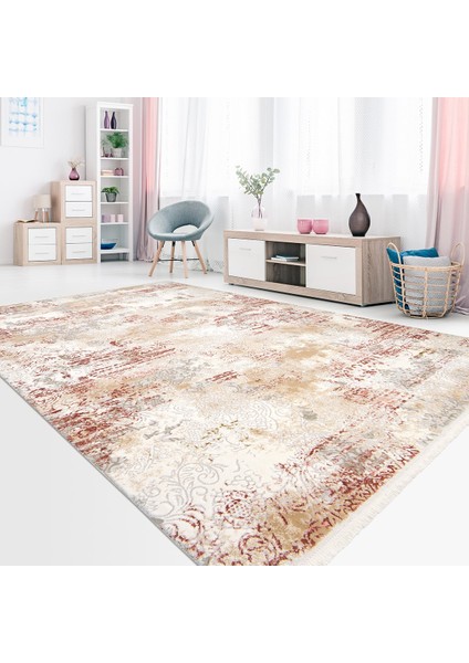 Pudra Krem Modern Halı
