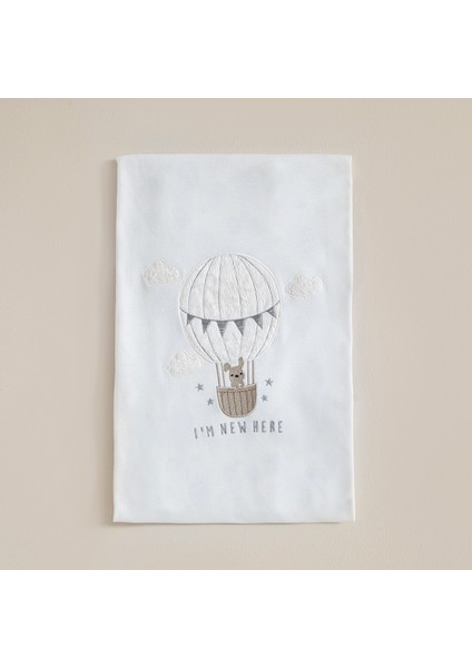 Baloon Yenidoğan Battaniye Ekru modelleri