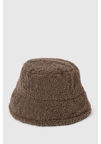 Kadın Onlthea Teddy Polar Şapka 15298593 Kahverengi