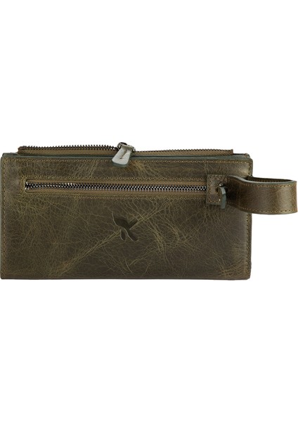 Karali Deri Deri Portföy Cüzdanı Crazy Yeşil BC487-07 fiyatları