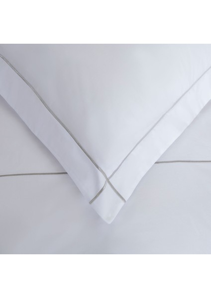 Falicia Nevresim Seti 230X220 cm Beyaz