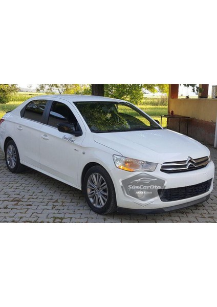 Citroen C Elysee 2012-2023 Uyumlu Üniversal Astra H Lip Esnek Ön Lip 2 Parça Tampon Altı Dil Karlık Ön Ek