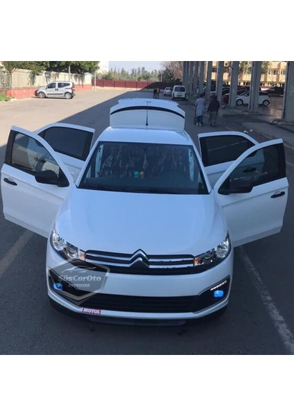 Citroen C Elysee 2012-2023 Uyumlu Üniversal Astra H Lip Esnek Ön Lip 2 Parça Tampon Altı Dil Karlık Ön Ek