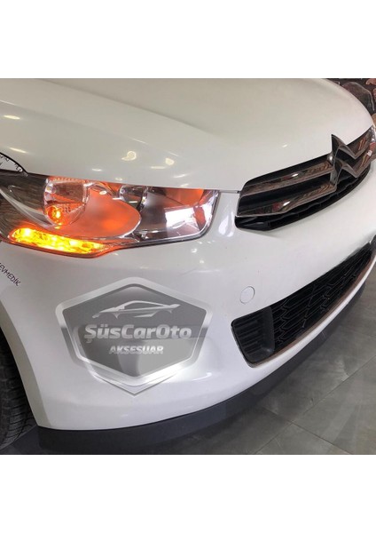 Citroen C Elysee 2012-2023 Uyumlu Üniversal Astra H Lip Esnek Ön Lip 2 Parça Tampon Altı Dil Karlık Ön Ek