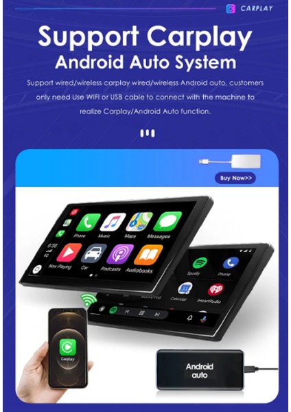 Azertaş Oto Aksesuar Audi A3  2003-2013 Android Multimedya 2+32 GB 9' IPS Ekran Carplay Araca Özel Oem Multimedya