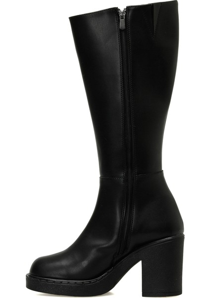 23K-162 3pr Siyah Kadın Topuklu Çizme modelleri