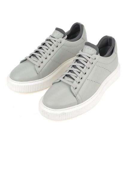 Ziya, Erkek Hakiki Deri Sneaker 1331026Z105 Gri fırsatları