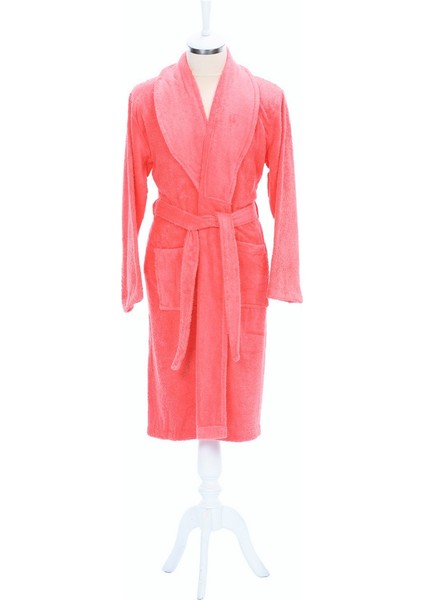 Colourist Şal Yaka Bornoz S & M Beden Açık Mercan modelleri