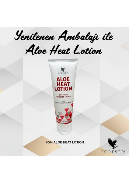 Forever Aloe Heat Lotion Masaj Kremi - 1 Adet