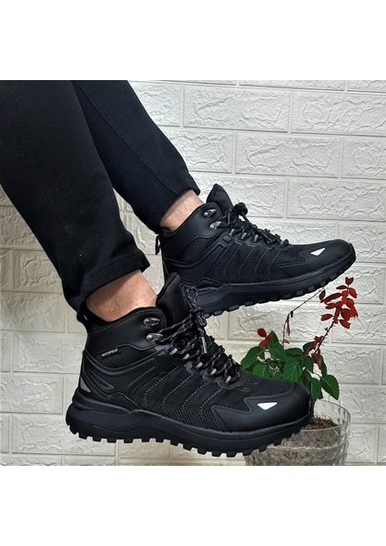 28680 Siyah Waterproof Kaymaz Taban Erkek Bot