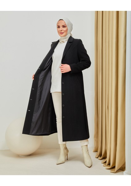 Düğmeli Kaşe Kaban fiyatları