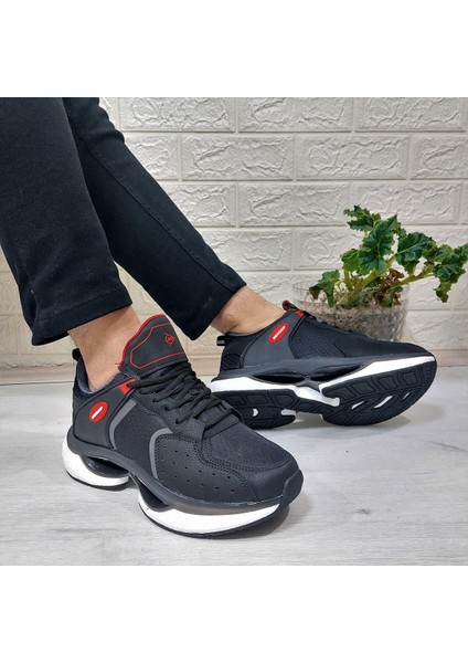 2401 Siyah Fuspetli Air Rahat Taban Erkek Spor Ayakkabı fiyatları