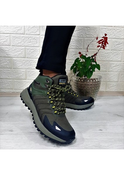 28680 Haki Waterproof Kaymaz Taban Erkek Bot