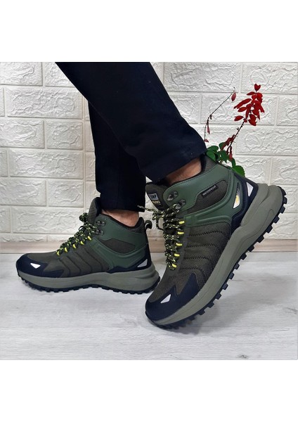 28680 Haki Waterproof Kaymaz Taban Erkek Bot