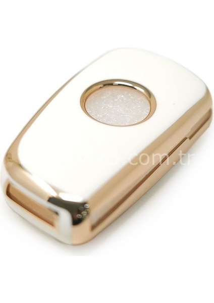 Nissan Micra Juke Qashqai X-Trail Note Pulsar Sustalı Nano Anahtar Kılıfı 2 Buton Beyaz fırsatları