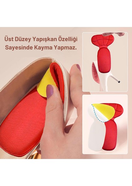 Ayakkabı Topuk Vurma Önleyici ve Daraltma Pedi Ayakkabı Içi Koruyucu Aparat Topuk Süngeri 2 Çift fiyatları