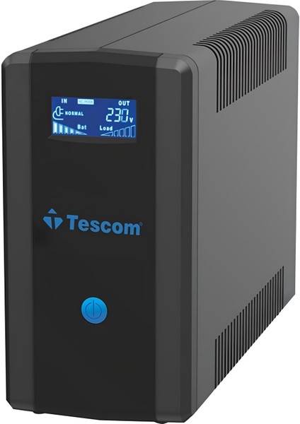 Leo+ 1500VA 900W LCD (2x 12V 9Ah) LCD 5-10dk Line Interactive UPS - Kesintisiz Güç Kaynağı
