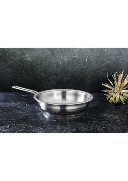 Gastro Çelik Tava 18X6 cm - Kapaksız