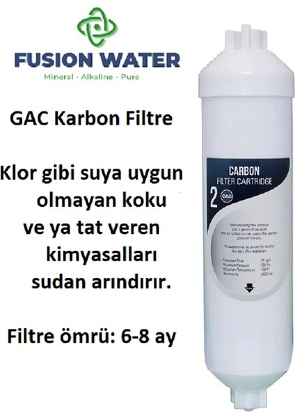 Su Arıtma Cihazı Filtre Seti/4'lü İnline Filtre Seti