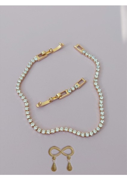 Xuping Thinway Soft Gold Bileklik (Kalınlık: 3mm / Uzunluk: 16-18 cm)