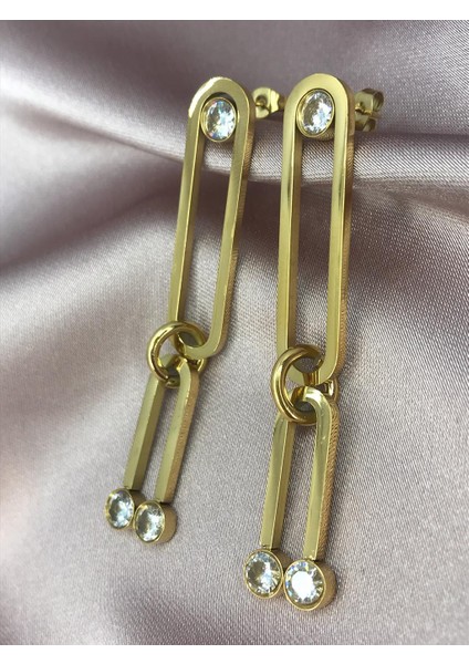 Çelik Pırlanta Gold Küpe fiyatları