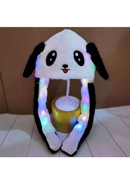 Panda Işıklı Kulakları Kalkan Şapka fiyatları