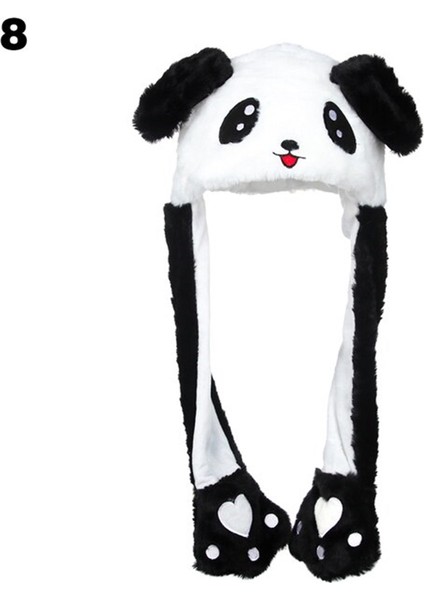 Panda Işıklı Kulakları Kalkan Şapka modelleri