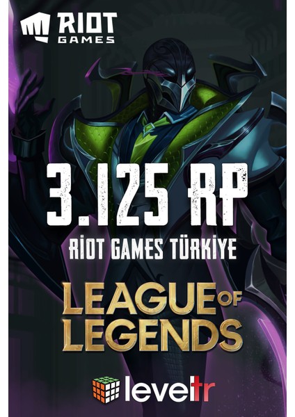 League Of Legends 3125 Rp - Riot Games - Lol