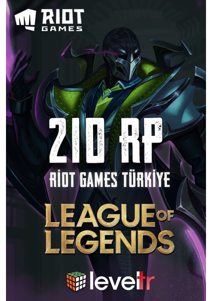 League Of Legends 210 Rp - Riot Games - Lol