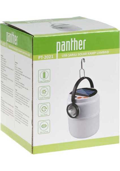 PT-2021 USB Şarjlı Solar Kamp Lambası modelleri